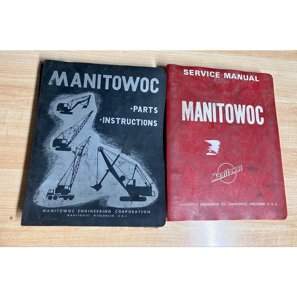 Manitowoc Service Manuals Bundle Of 2.